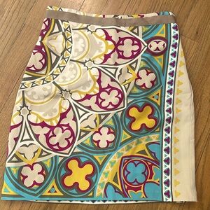 NICOLE MILLER SILK SKIRT Size 6  | A treasure | lined